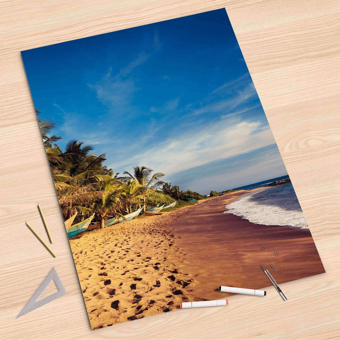 Folienbogen (80x120cm) - Longboat Beach- Bild 1