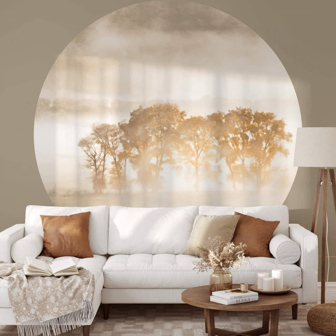 Fototapete Fan - Sandsturm in den Rocky Mountains - Rund - Selbstklebend/Vlies