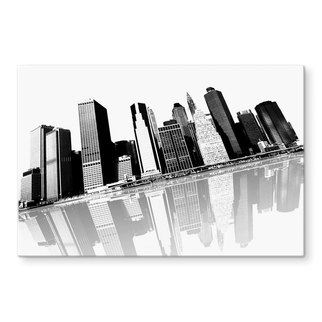 Glasbild Cityscape NY