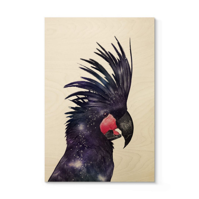 Holzposter Loose - Galaxy Bird