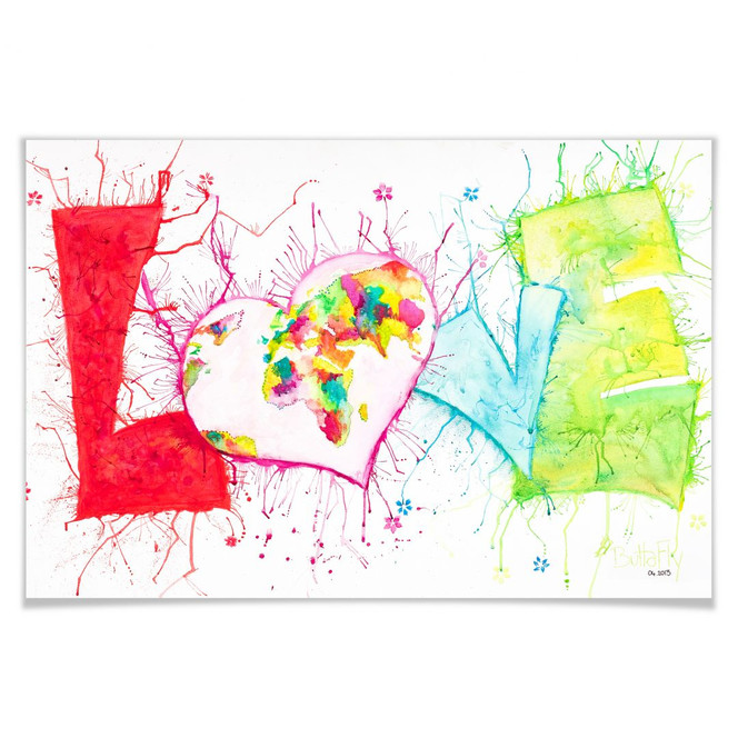 Poster Buttafly - Love