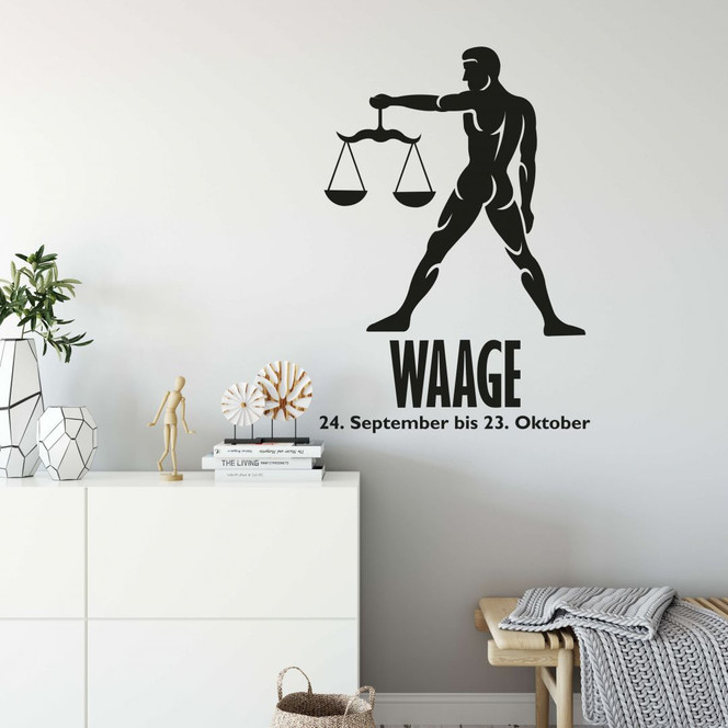 Wandtattoo Sternzeichen - Waage