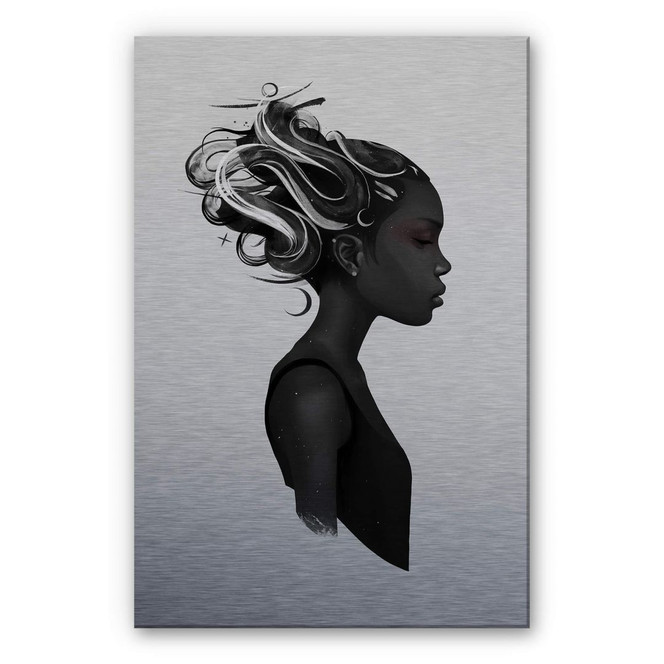 Alu-Dibond Bild mit Silbereffekt Ireland - Hard to say