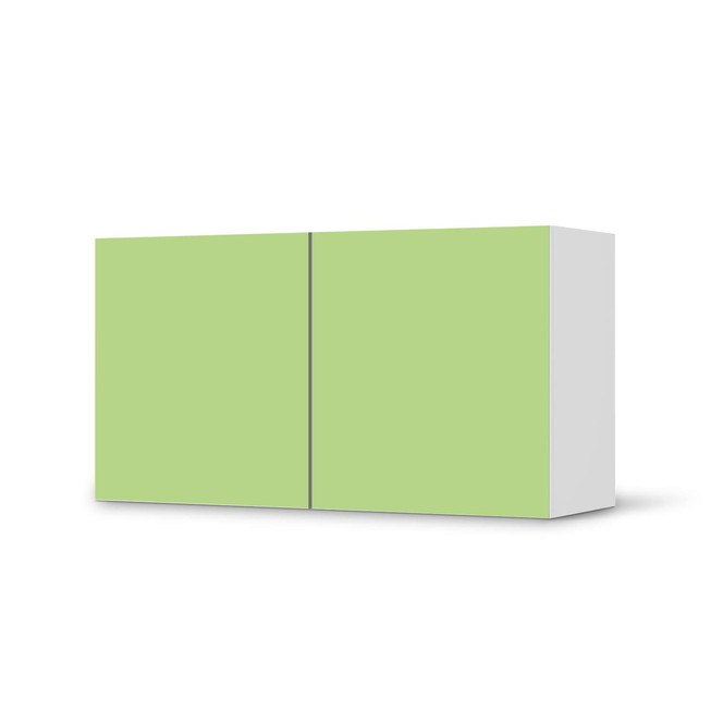 Folie IKEA Besta Regal 2 Türen (quer) - Hellgrün Light- Bild 1