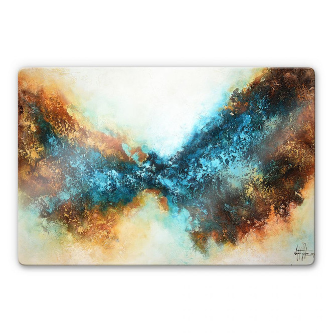 Glasbild Fedrau - Falter