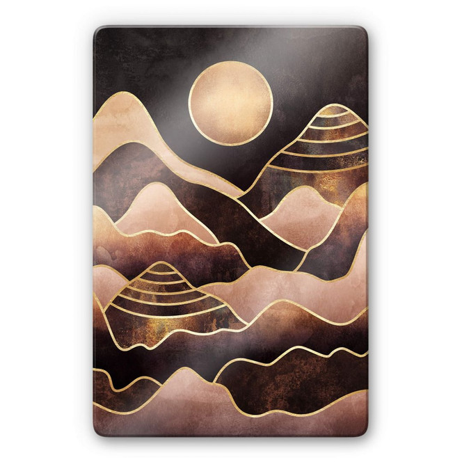 Glasbild Fredriksson – Sonnenuntergang 