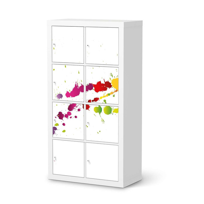 Klebefolie IKEA Expedit Regal 8 Türen - Splash 2- Bild 1