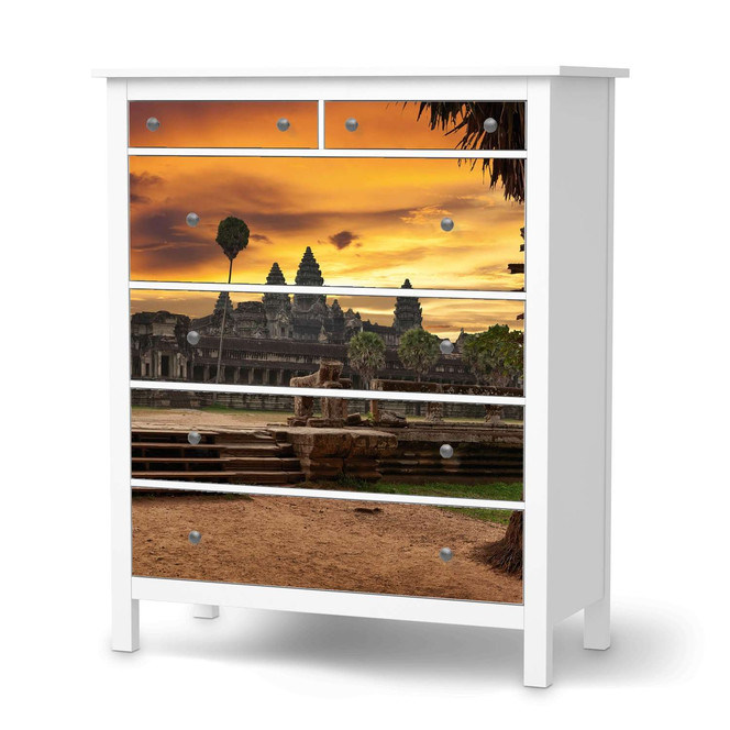 Klebefolie IKEA Hemnes Kommode 6 Schubladen - Angkor Wat- Bild 1