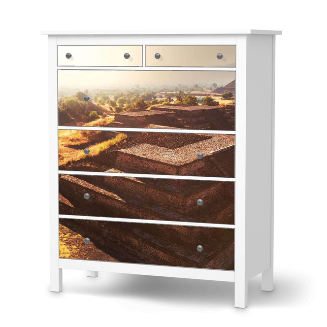 Klebefolie IKEA Hemnes Kommode 6 Schubladen - Teotihuacan- Bild 1