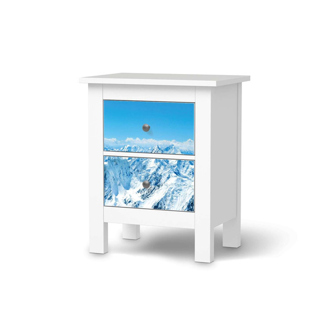 Möbelfolie IKEA Hemnes Kommode 2 Schubladen - Himalaya- Bild 1