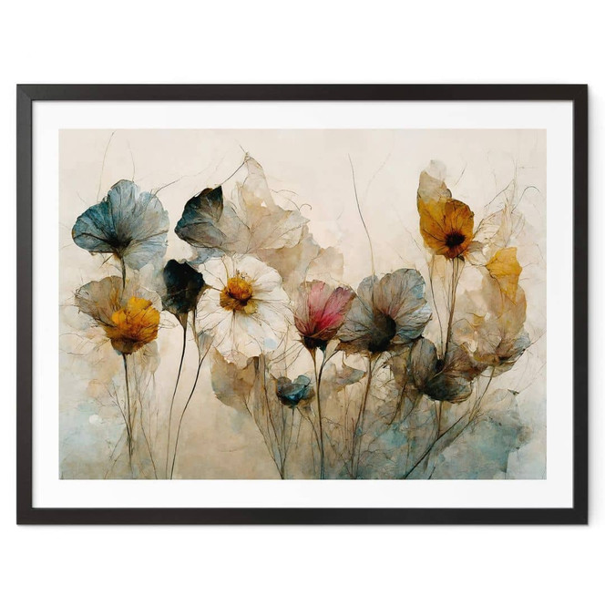 Poster Bouquet aus Trockenblumen - Treechild