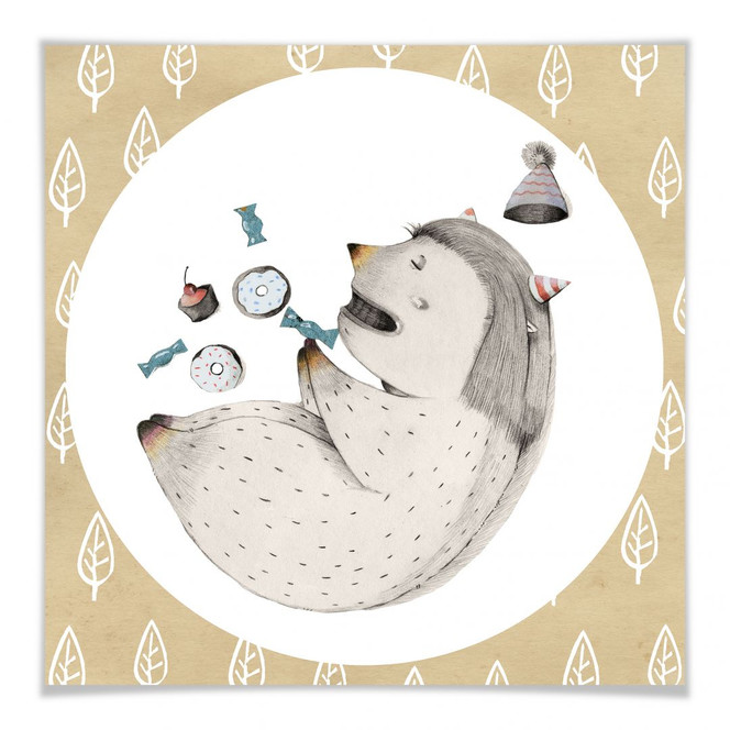 Poster Loske - Schlafendes Monster