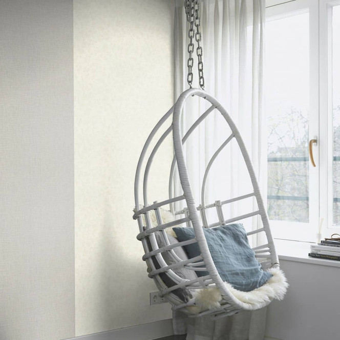 Rasch Vliestapete, Mustertapete Welcome Home cremeweiss