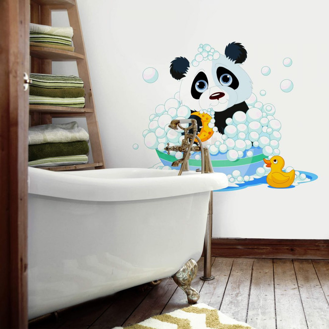 Wandtattoo Badender Panda
