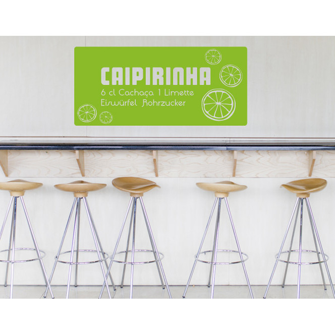 Wandtattoo Caipirinha