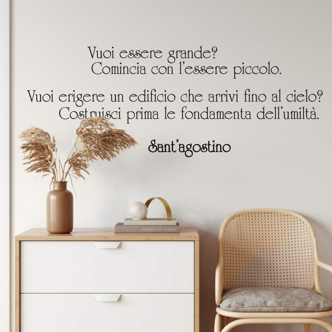 Wandtattoo Vuoi essere grande?