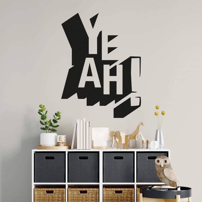 Wandtattoo Yeah