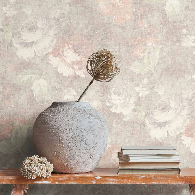 A.S. Création Tapete Secret Garden braun, creme, rot