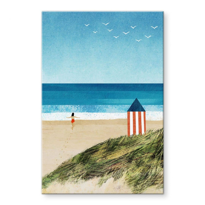 Acrylglasbild Urlaub am Meer mit Dünenblick - Rivers