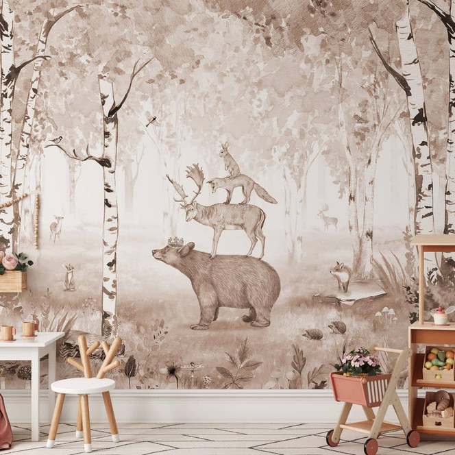 Fototapete Kikki Belle - Der Bärenkönig