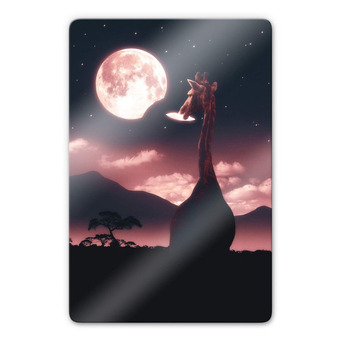 Glasbild Loose - Tasty Moon