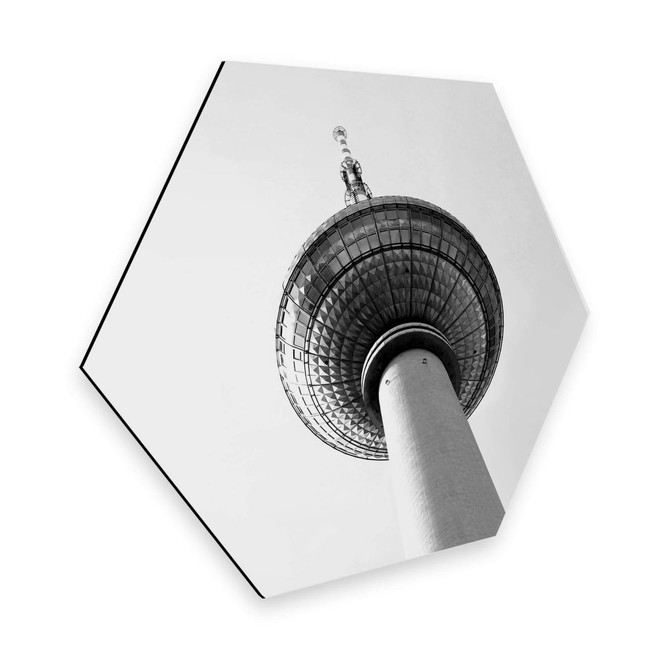 Hexagon - Alu-Dibond - Der Fernsehturm