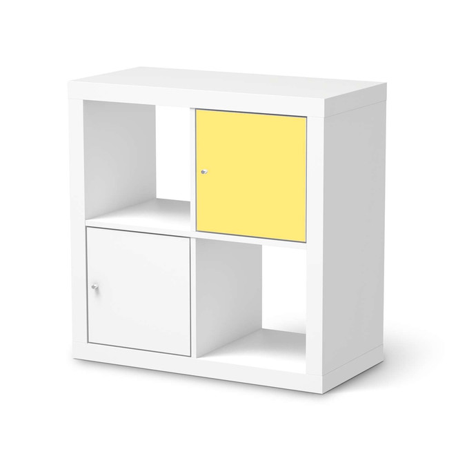 Klebefolie IKEA Expedit Regal Tür einzeln - Gelb Light- Bild 1
