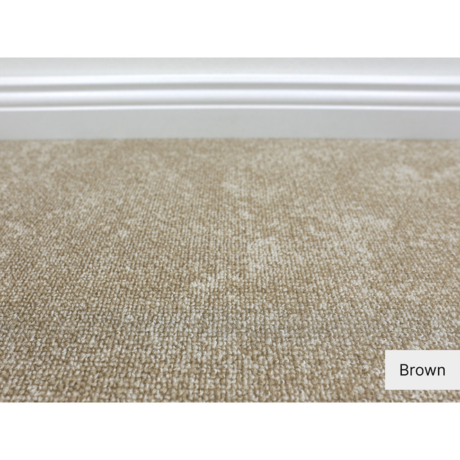 Manila Teppichboden Meterware in Brown