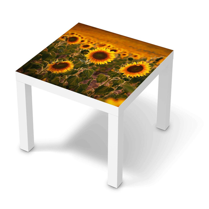 Möbelfolie IKEA Lack Tisch 55x55cm - Sunflowers- Bild 1