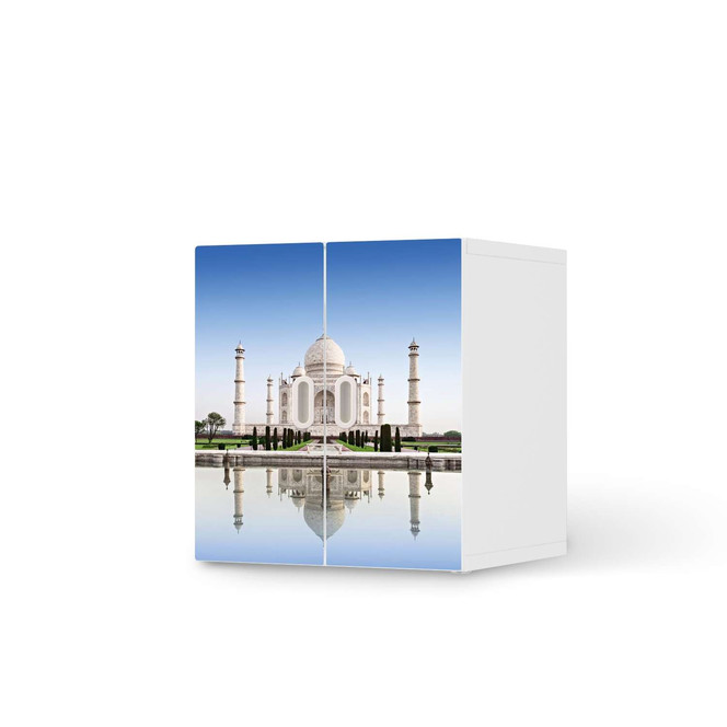 Möbelfolie IKEA Stuva / Fritids Schrank - 2 kleine Türen - Taj Mahal- Bild 1