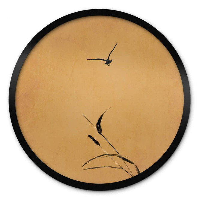 Poster Kubistika - Mein Naturell - Rund