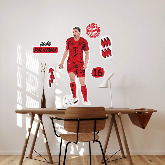 Wandsticker Wandtattoo FC Bayern | João Palhinha 2025