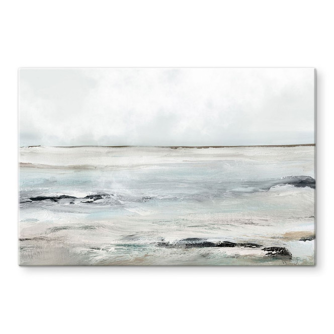 Glasbild Wellen am Sandy Bay - Hobday