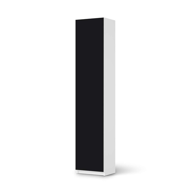 Klebefolie IKEA Pax Schrank 236cm Höhe - 1 Tür - Schwarz- Bild 1