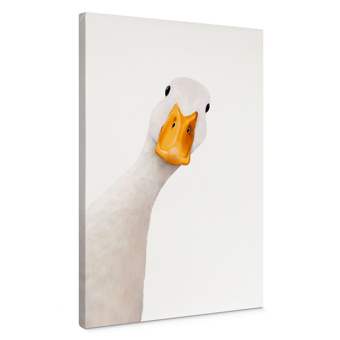 Leinwandbild Neugierige Gans - Korenkova