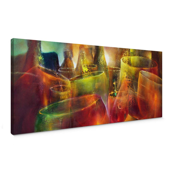 Leinwandbild Schmucker - Zu später Stunde - Panorama