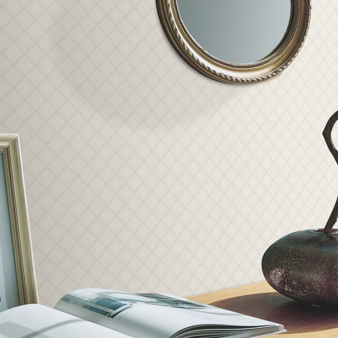 Rankentapete, Vliestapete Erismann Versailles beige, creme