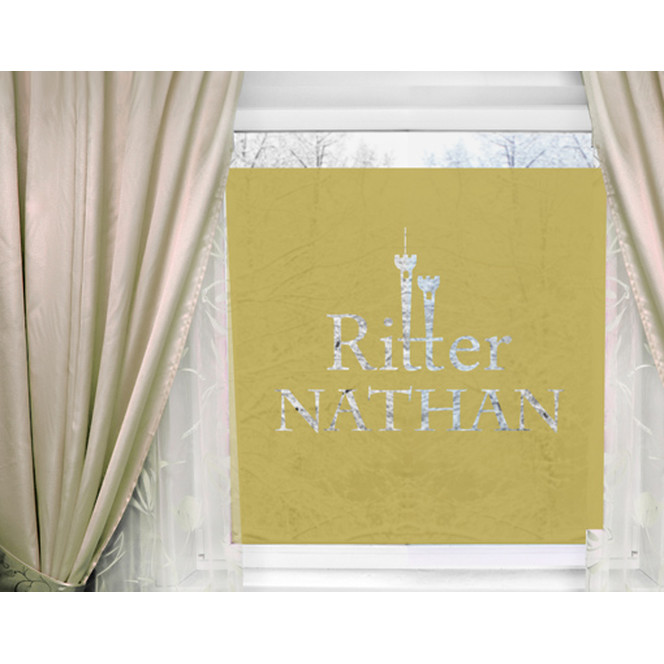 Sichtschutz Wunschtext Ritter II