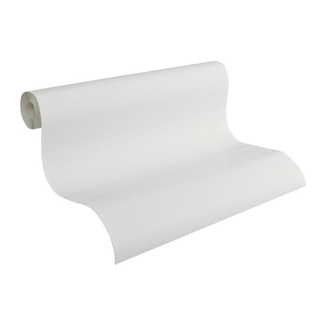 A.S. Création Vliestapete Meistervlies Strukturtapete Uni überstreichbar weiss