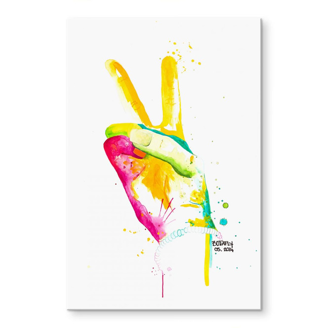 Acrylglasbild Buttafly - Peace 02