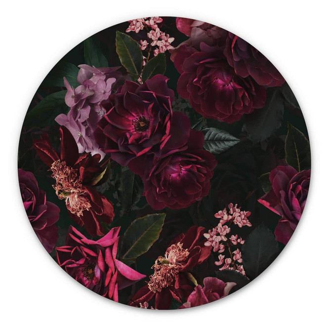 Alu-Dibond UN Designs - Fleur de Paris - Rund