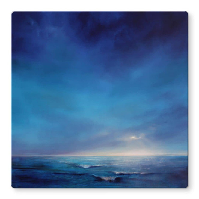 Glasbild Schmucker - Lichtstreif - Quadratisch