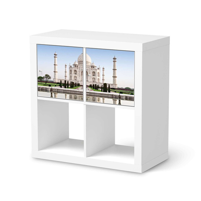 Möbel Klebefolie IKEA Expedit Regal 2 Türen (quer) - Taj Mahal- Bild 1