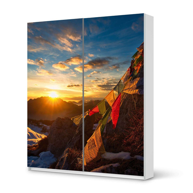 Möbelfolie IKEA Pax Schrank 236cm Höhe - Schiebetür - Tibet- Bild 1