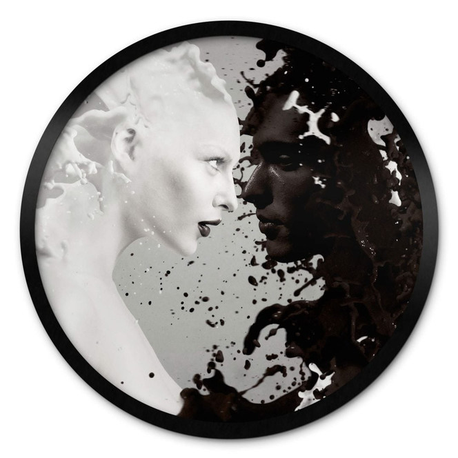 Poster Milk & Coffee - Rund
