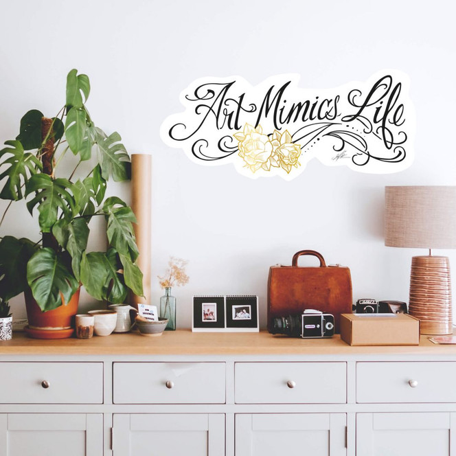 Wandsticker LA Ink Art Mimics Life