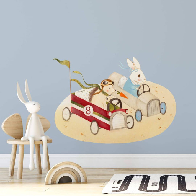 Wandtattoo Loske - Seifenkistenrennen