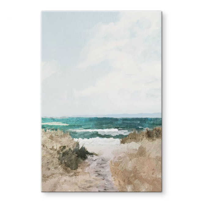 Acrylglasbild Dünenweg zum Strand - Hobday