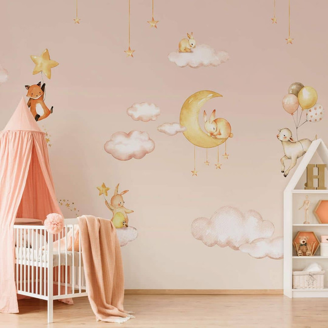 Fototapete Kikki Belle - Süsse Träume rosa