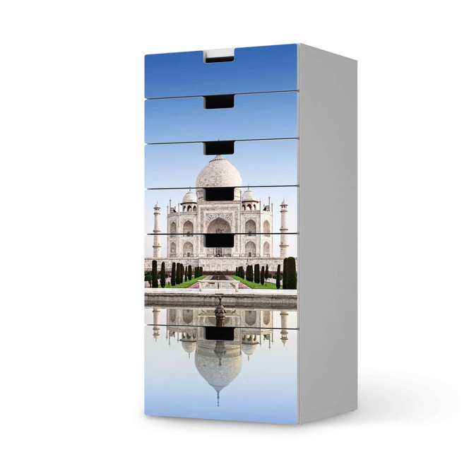 Klebefolie IKEA Stuva / Malad Kommode - 6 Schubladen - Taj Mahal- Bild 1
